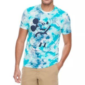 NWT Mickey Mouse Men's Tie Dye Graphic T Shirt